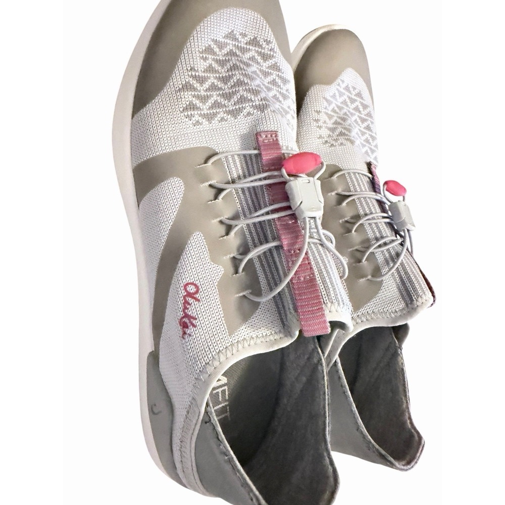 OluKai Womens Size 7 Miki Trainer Gray Running Shoes Sneakers - Picture 3 of 6